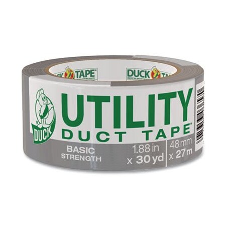 Shurtech Brands Duck, BASIC STRENGTH DUCT TAPE, 3in CORE, 1.88in X 30 YDS, SILVER 1154019